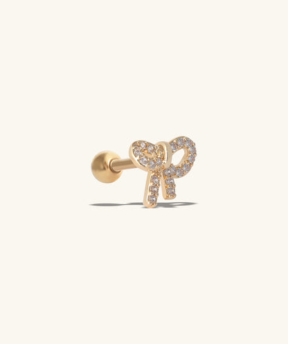 Playful Bow Stud - OumoJewelry