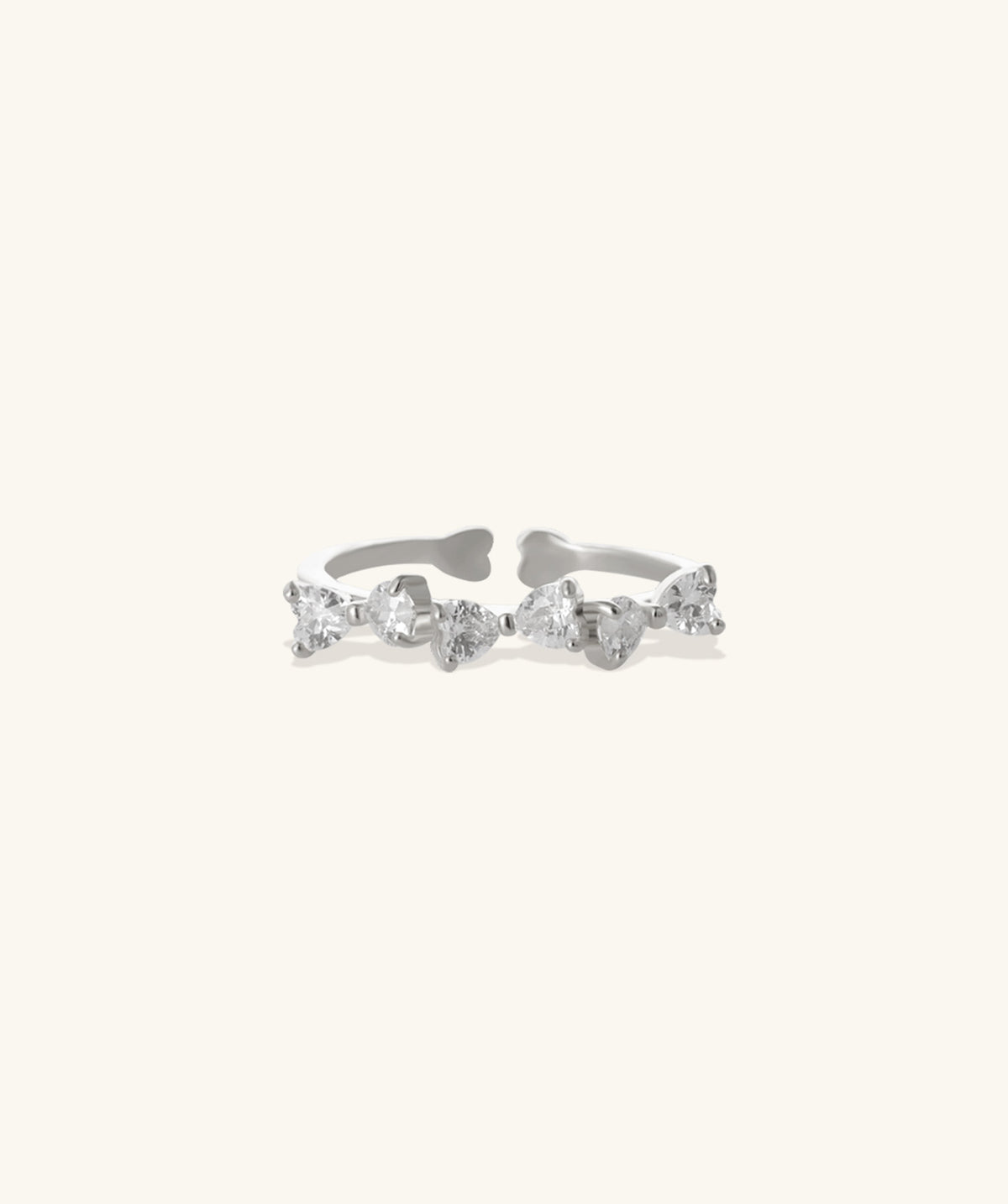 Sparkle Bow Ring - Brass - Oumo Jewelry