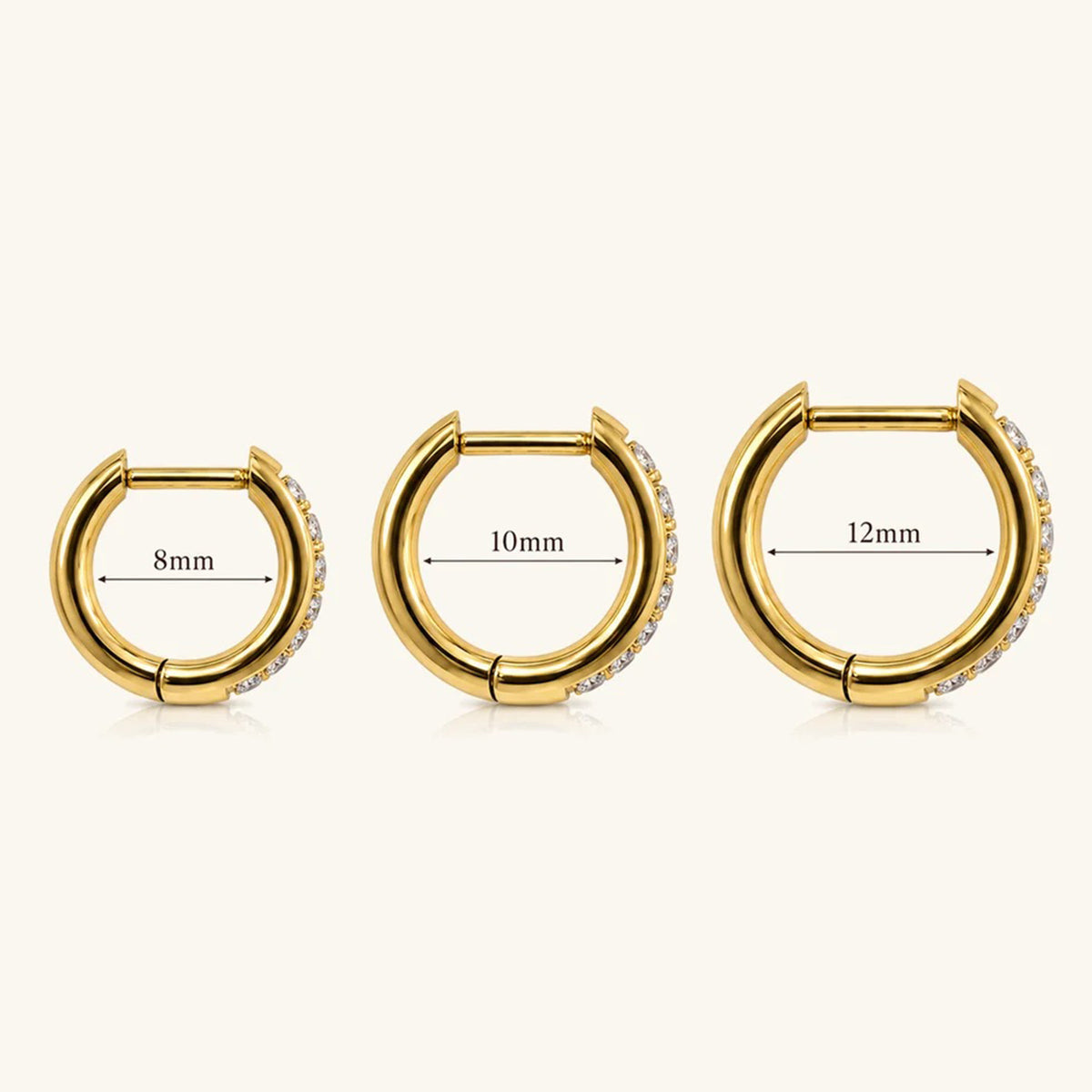 Titanium Darya Hoop Set - OumoJewelry