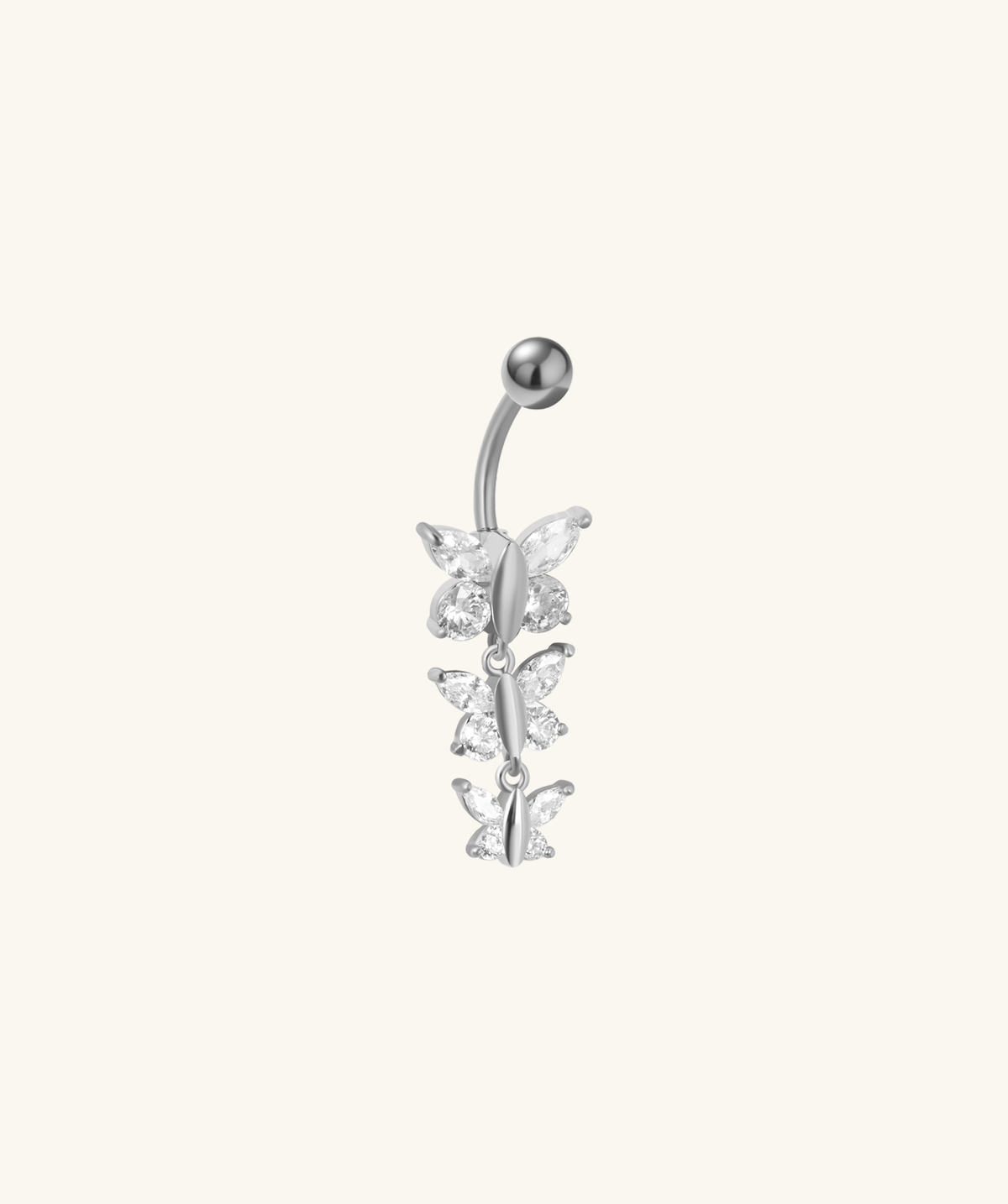 Kaia Belly Ring - Stainless Steel - Navel - Oumo Jewelry