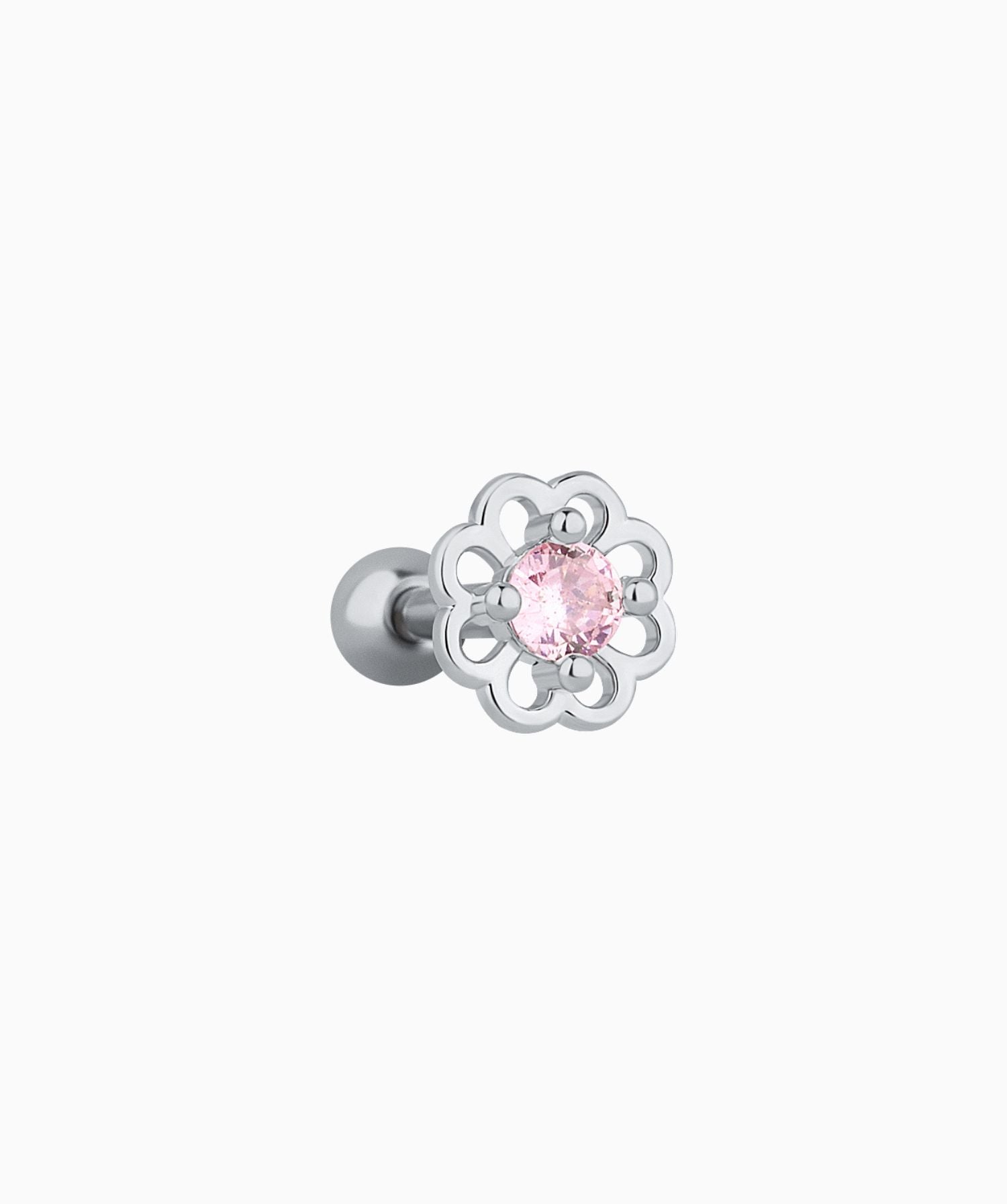 Hollow Flower Stud