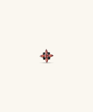 Titanium Spooky Star Stud - OumoJewelry