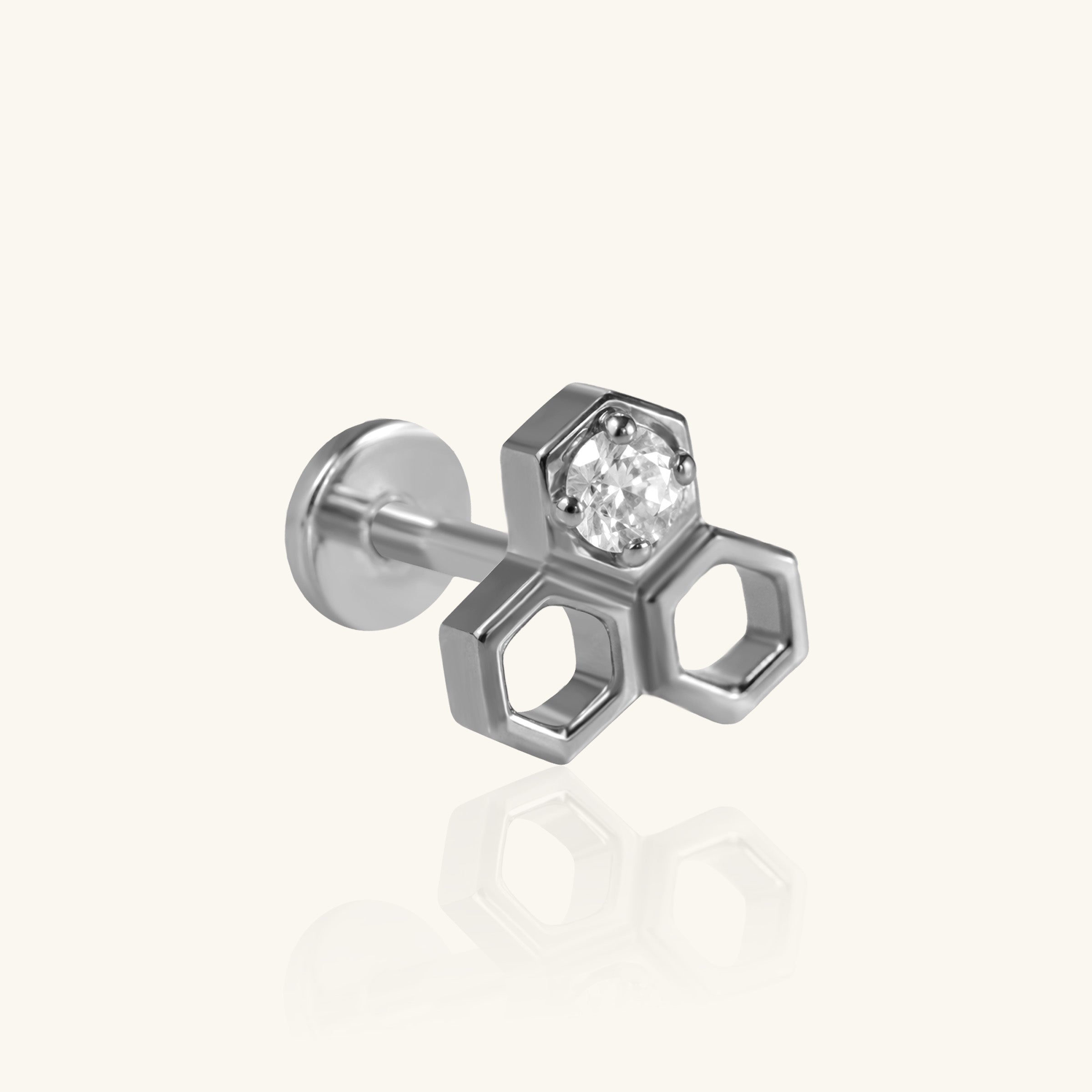 Titanium Briar Stud