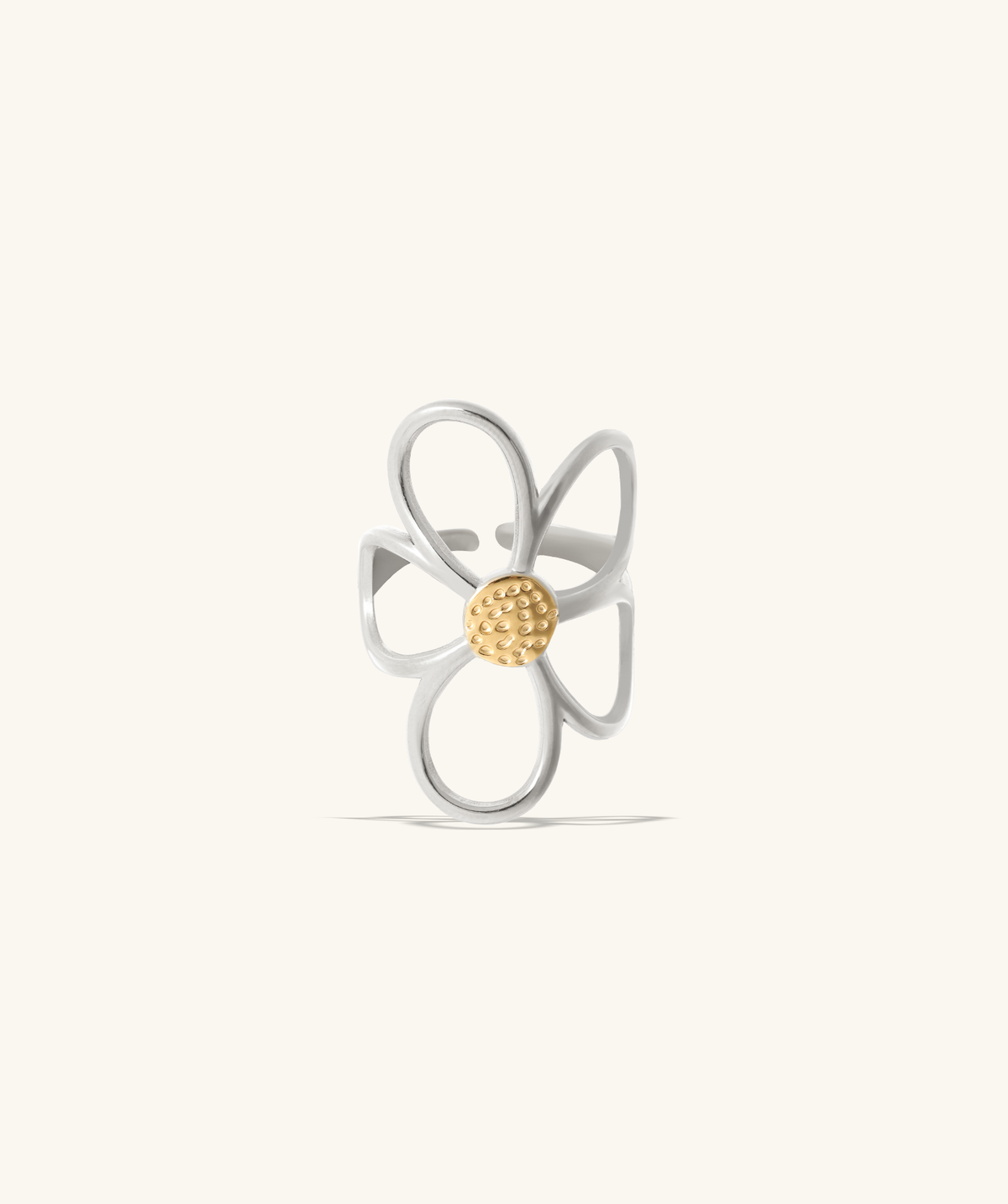 Daisy Ring - Stainless Steel - Oumo Jewelry