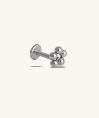 Flower Flatback Stud - OumoJewelry
