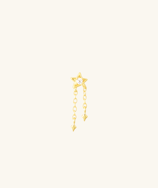 Star Double Chain Stud