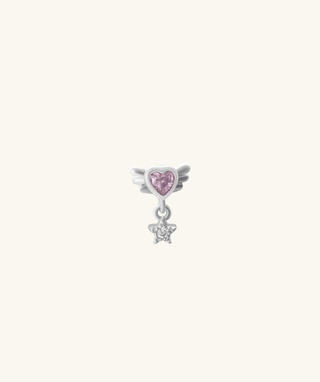 Heart & Star Flatback Drop