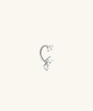 Serene Drop Horseshoe Ring