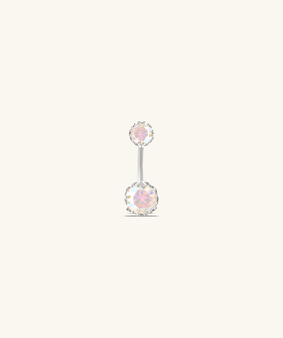 Crystal Glow Belly Ring - OumoJewelry