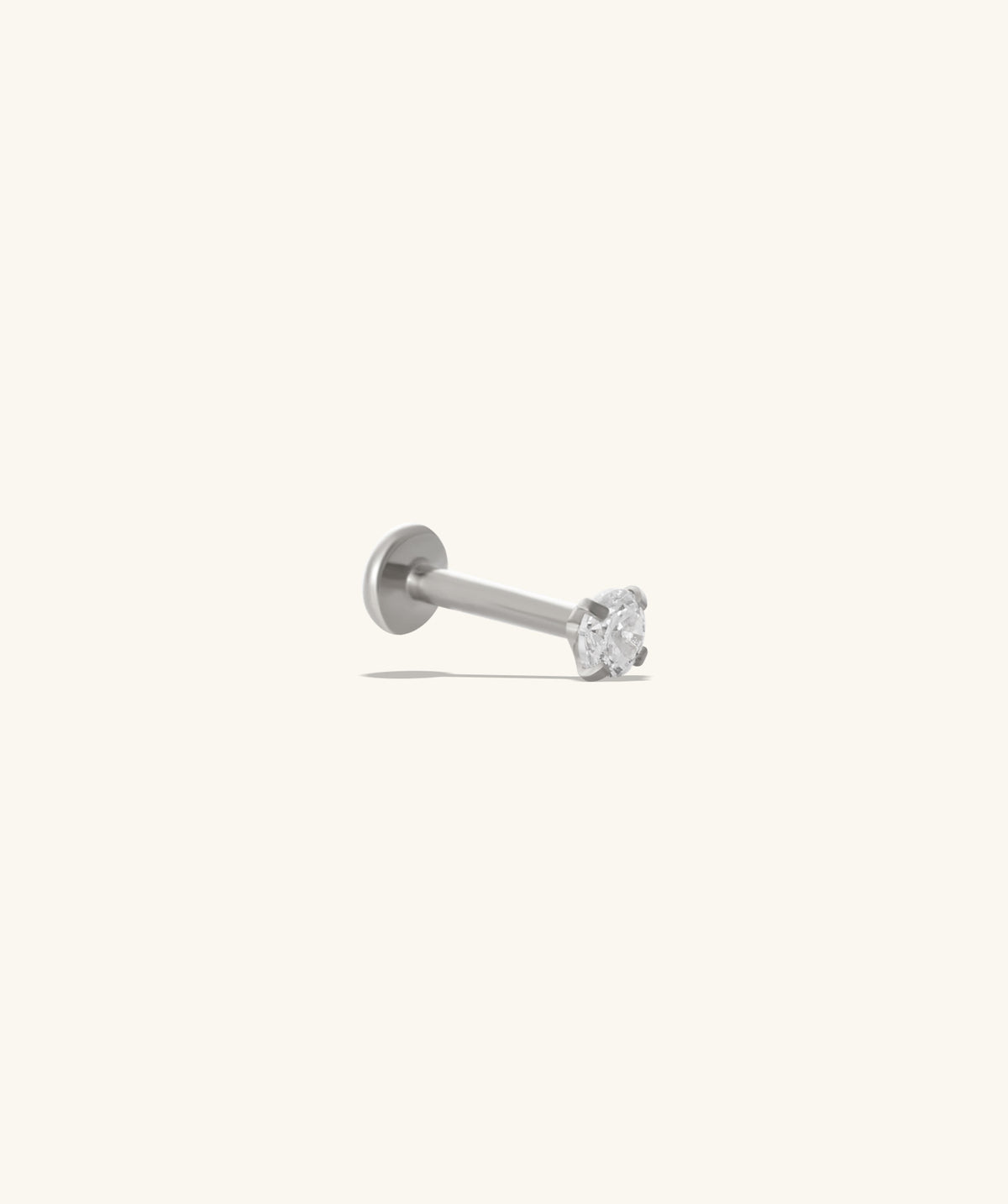 Internal Threaded Flatback Stud - Stainless Steel - Helix, Forward Helix, Upper Lobe - Oumo Jewelry