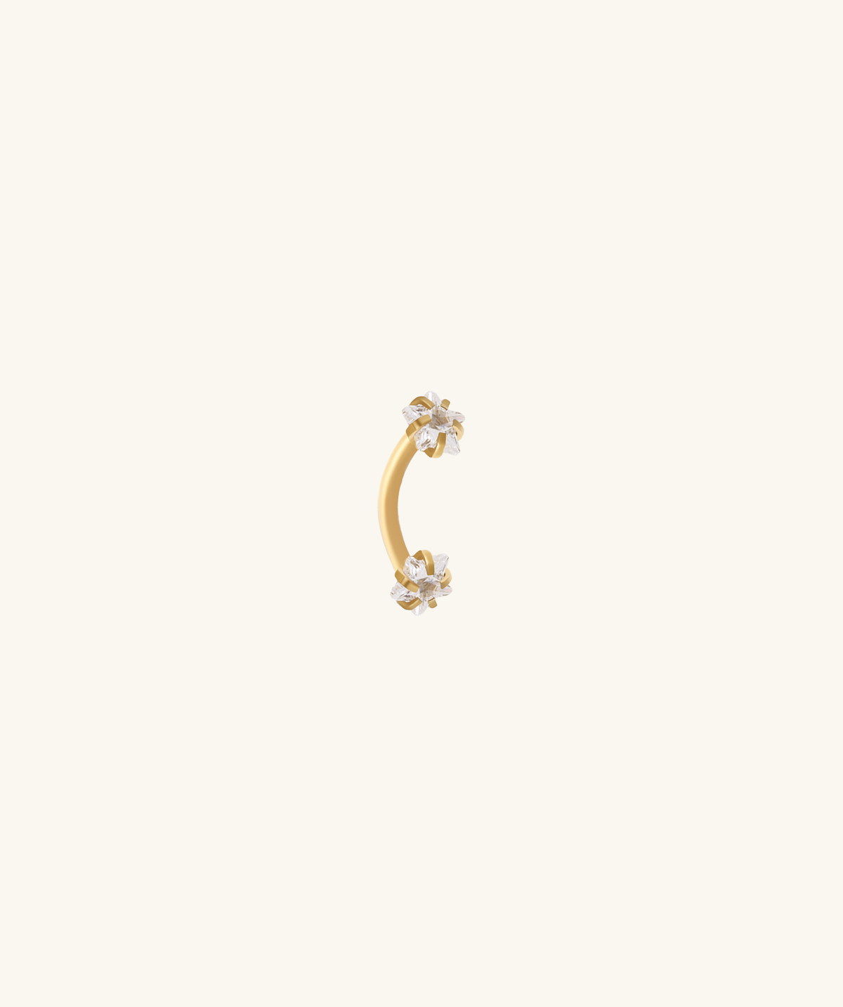 Star Barbell - Stainless Steel - Rook, Anti-Tragus, Snug - Oumo Jewelry