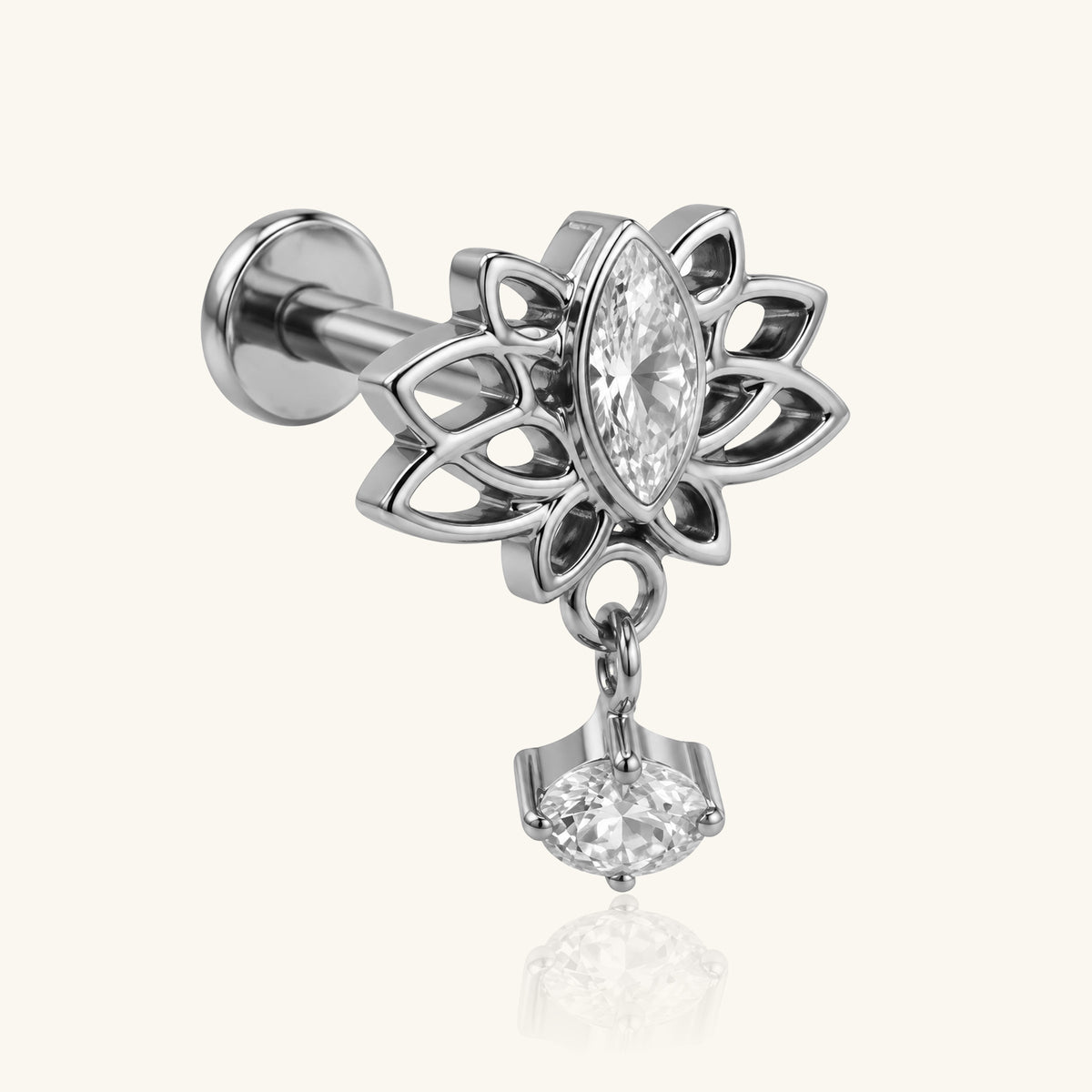 Titanium Cassia Stud