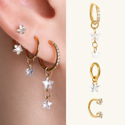 Noemi Star Ear Stack Set