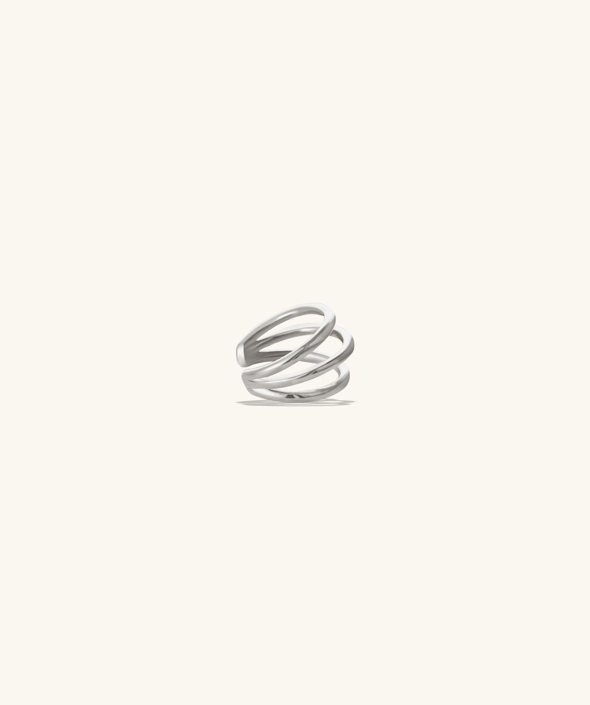 Bold Ear Cuff - Brass - Oumo Jewelry