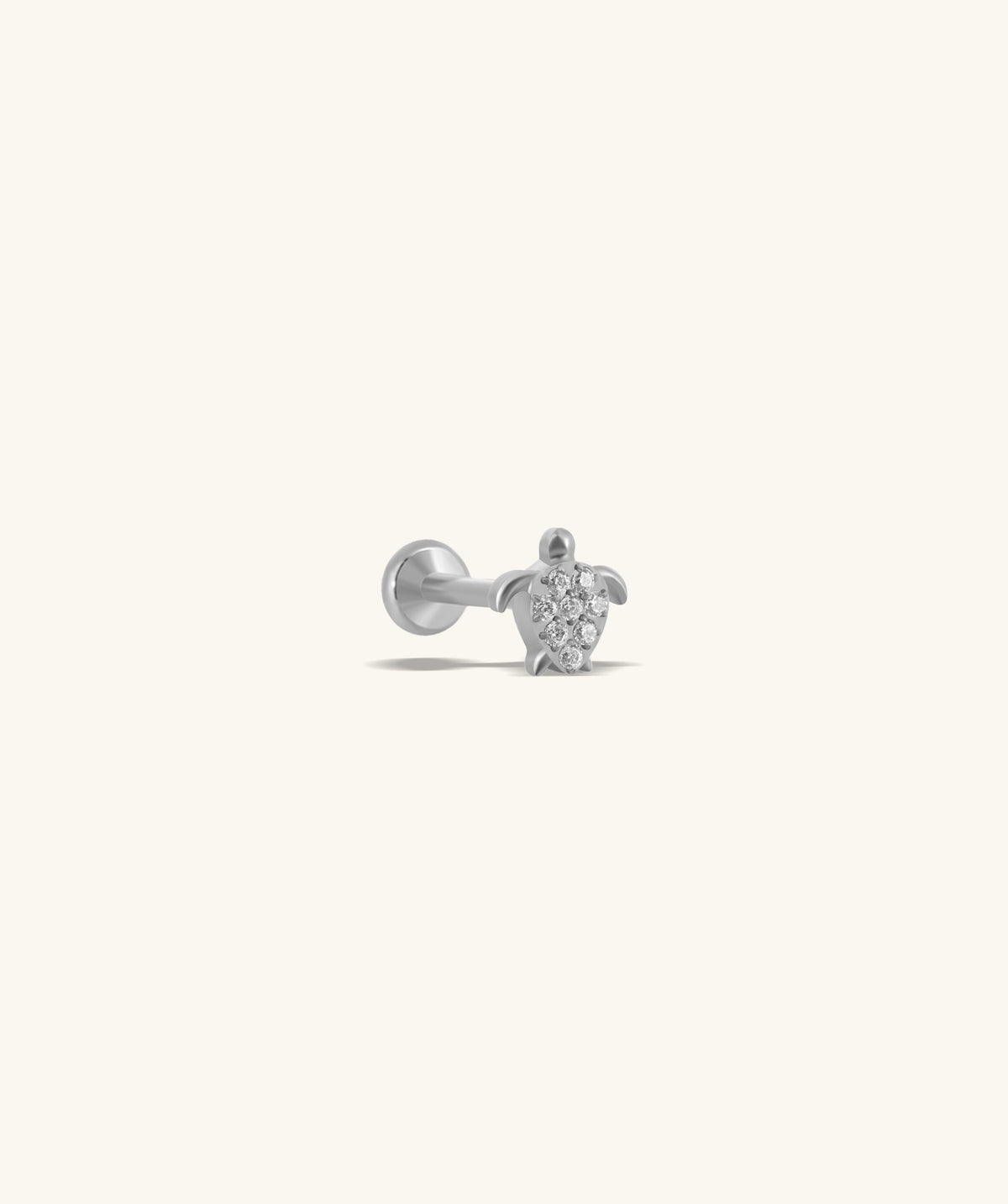 Sea Turtle Stud - Stainless Steel - Helix, Upper Lobe, Conch - Oumo Jewelry