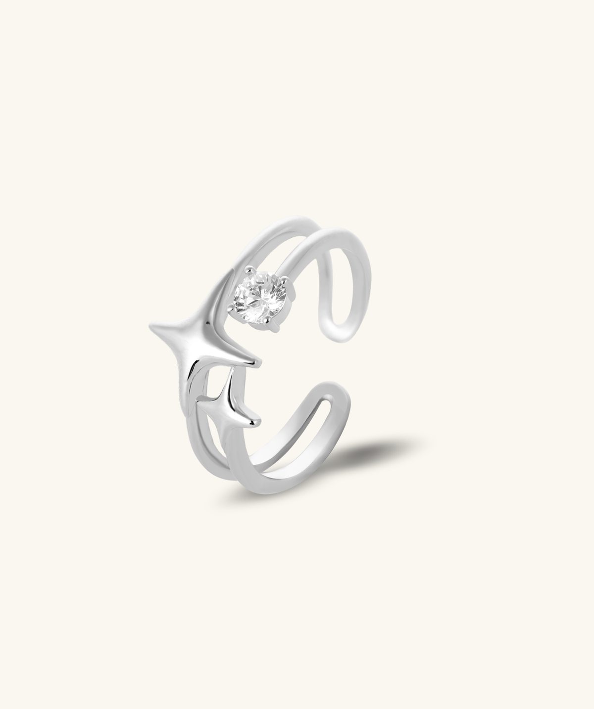 Lumistar Ring - Brass - Oumo Jewelry