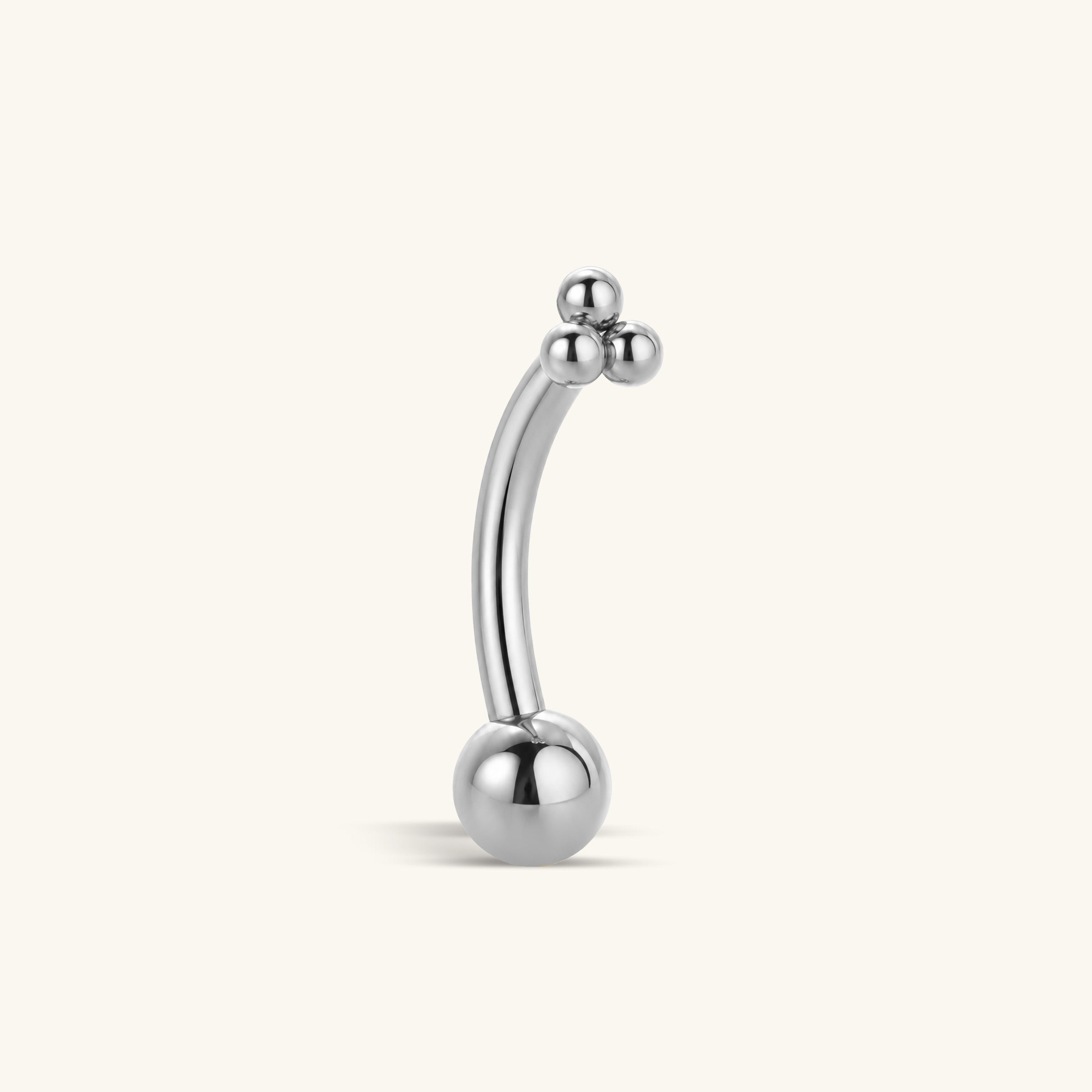 Titanium Nyra Curved Barbell