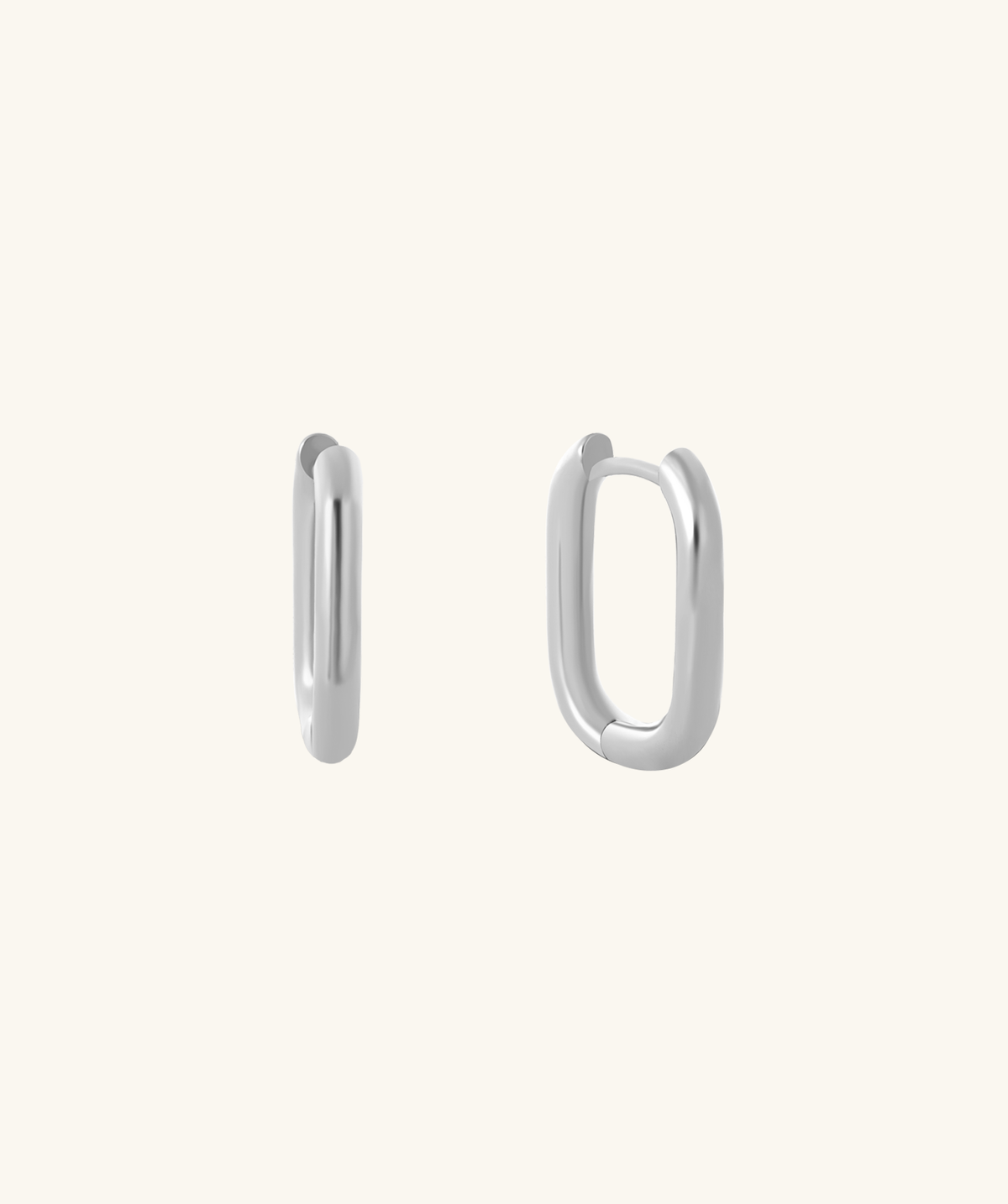 Basic U-Shaped Hoops - Brass - Oumo Jewelry
