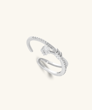 Twinkling Star Ring - Brass - Oumo Jewelry