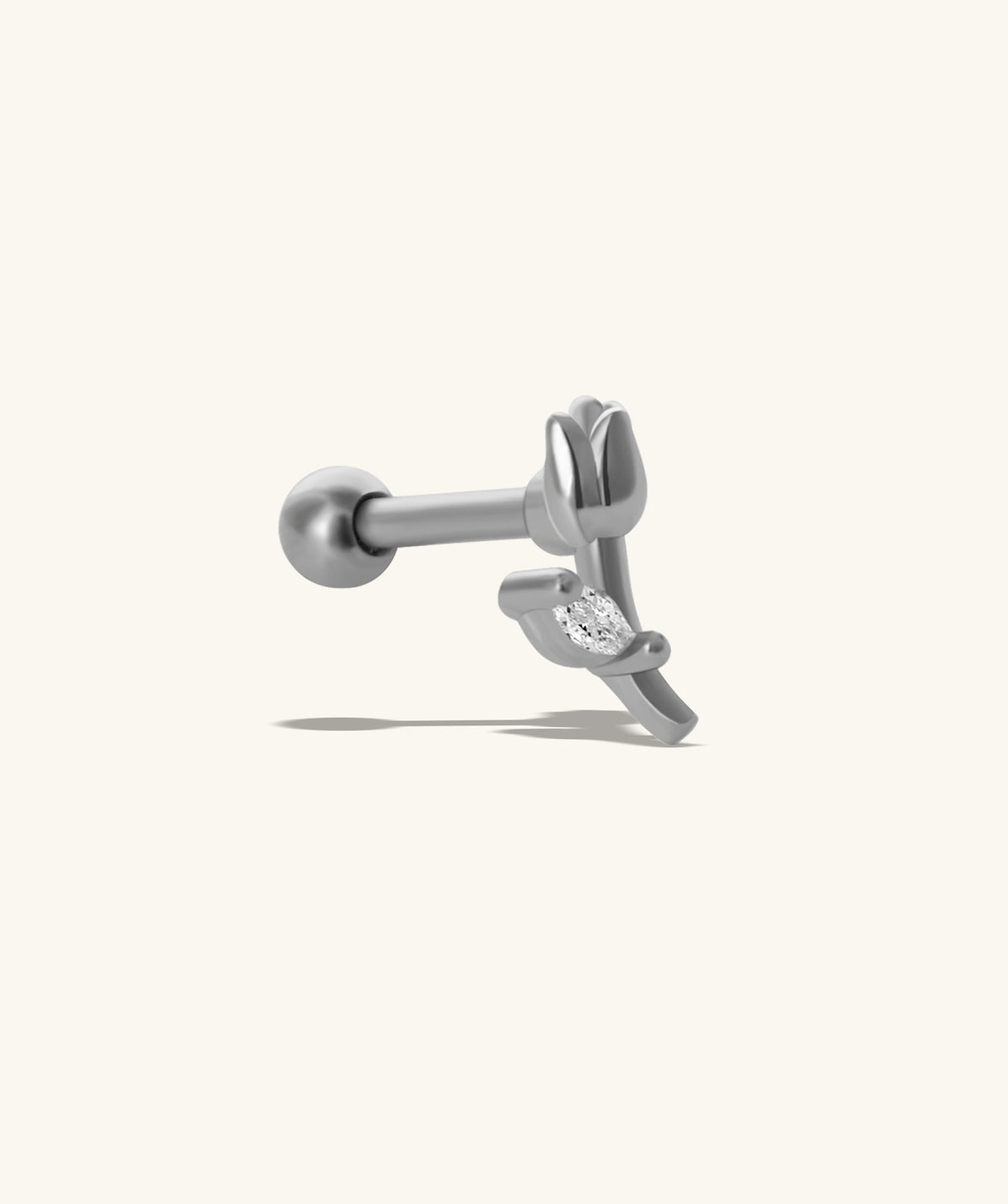 Rosie Stud - Stainless Steel - Upper Lobe, Helix - Oumo Jewelry