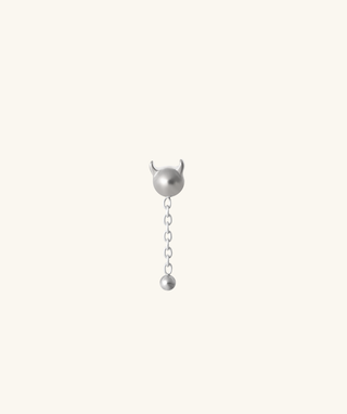 Titanium Little Devil Flatback Drop - OumoJewelry