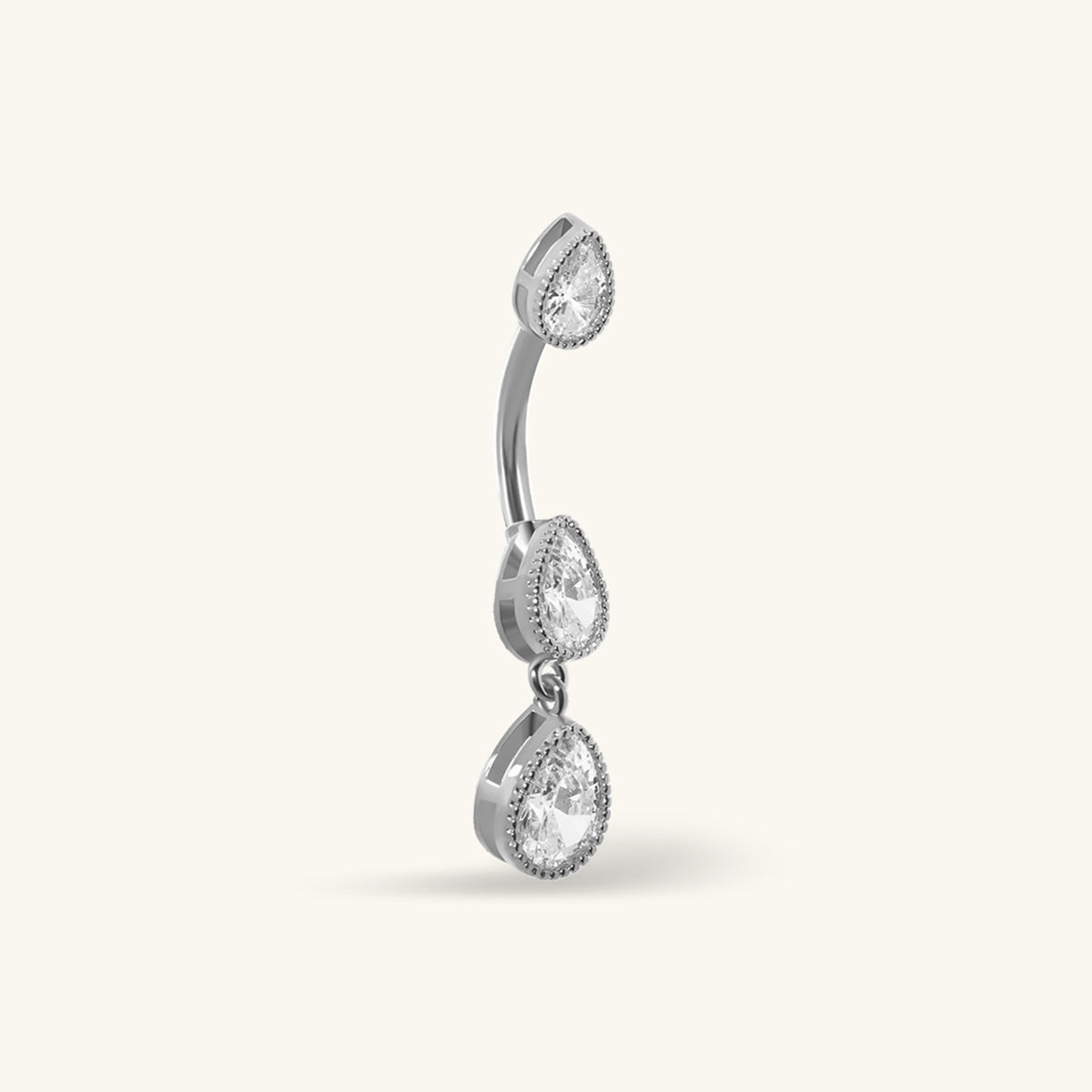 Rivka Belly Ring - Stainless Steel - Navel - Oumo Jewelry