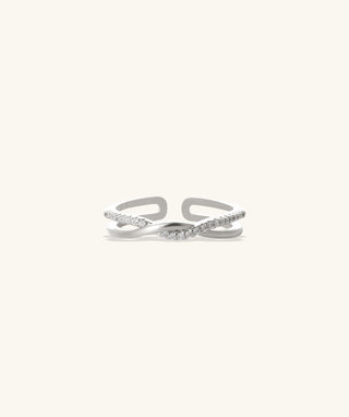 Twinkling Knot Ring - OumoJewelry