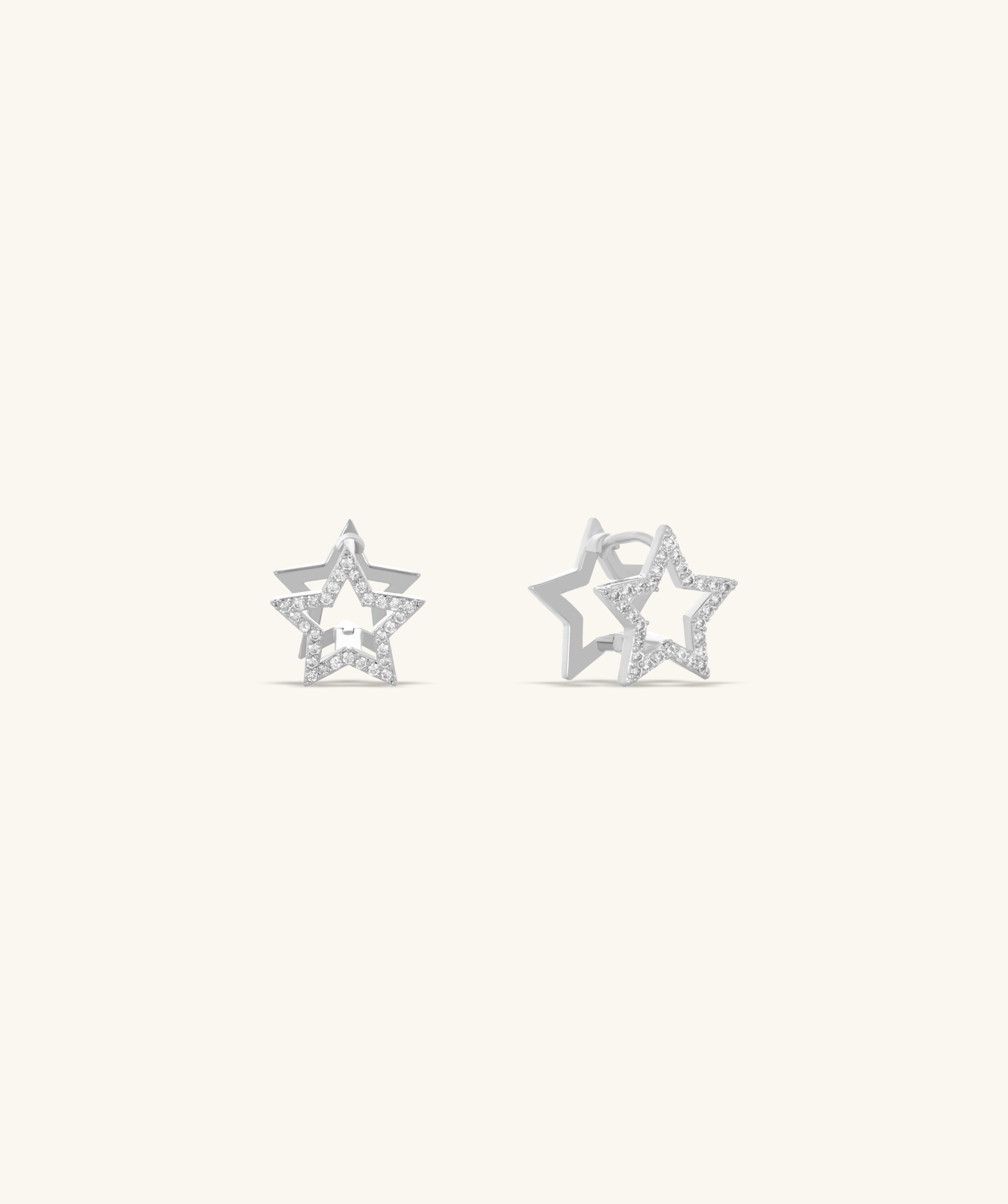 Starlight Layered Star Earrings - OumoJewelry