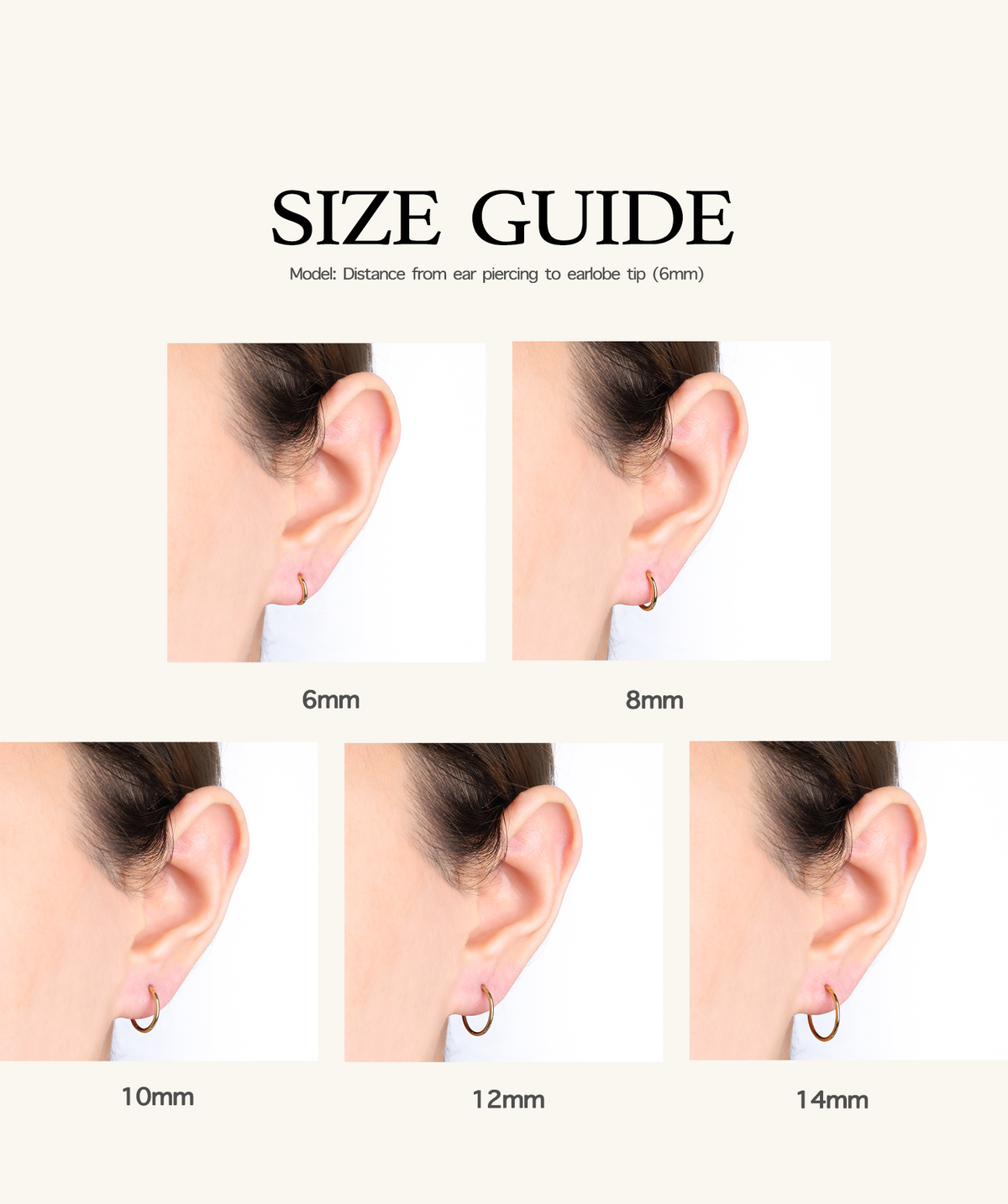 Basic Hoop Clicker - Stainless Steel - Lobe, Upper Lobe, Helix - Oumo Jewelry