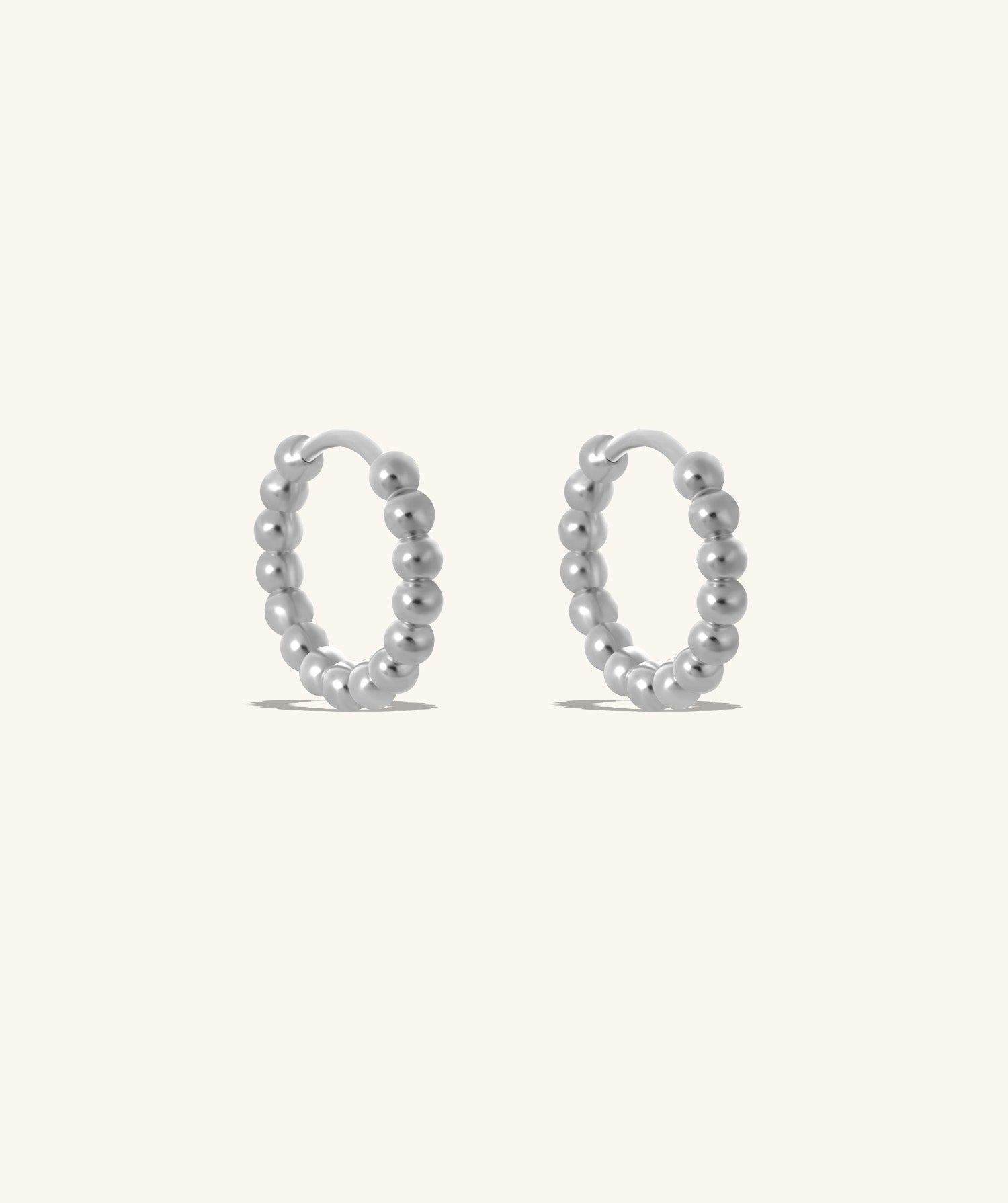 Beaded Hoop Earrings - OumoJewelry