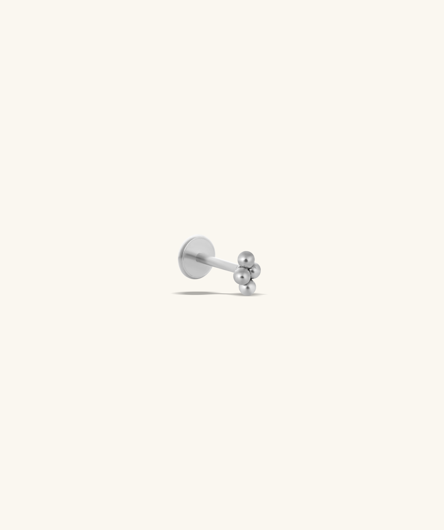 Beads Threadless Stud - OumoJewelry