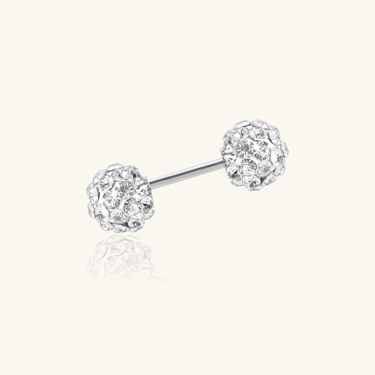 Tovie Vertical Helix Stud - Stainless Steel - Upper Lobe, Helix, Vertical Helix - Oumo Jewelry