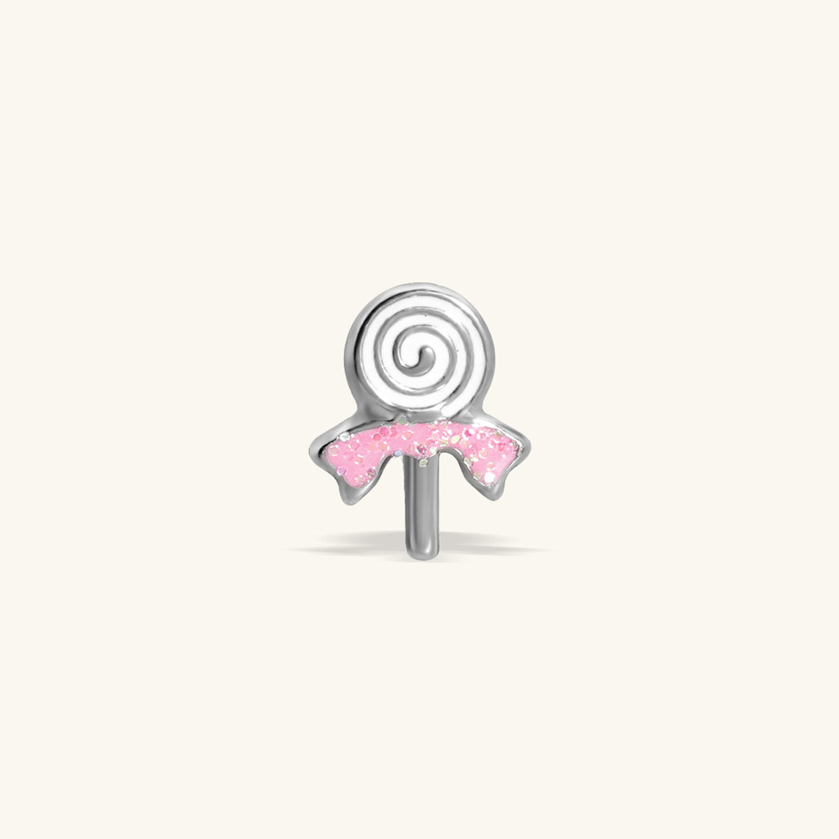 Titanium Lollipop Stud - Titanium - Helix, Upper Lobe, Conch - Oumo Jewelry