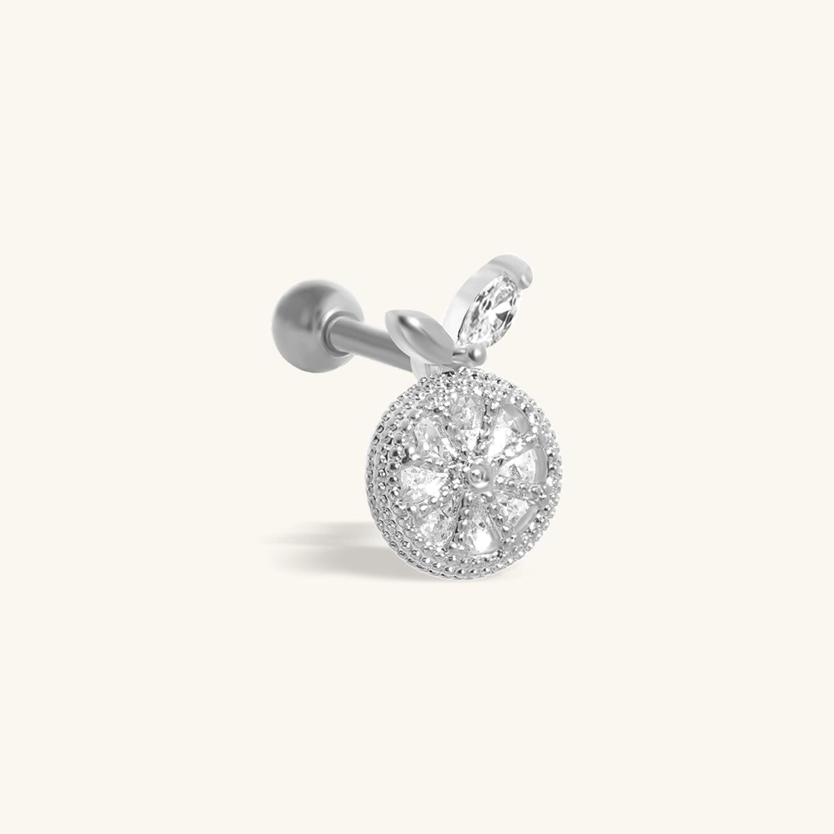 Vanna Stud - Stainless Steel - Upper Lobe, Helix - Oumo Jewelry