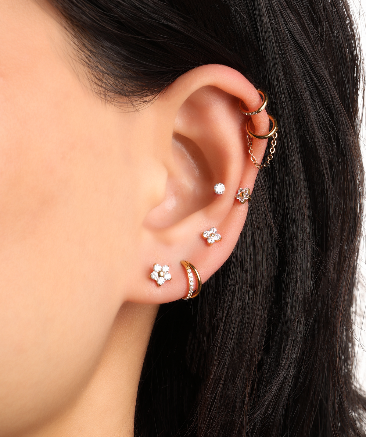 Neria Flower Set - Oumo Jewelry
