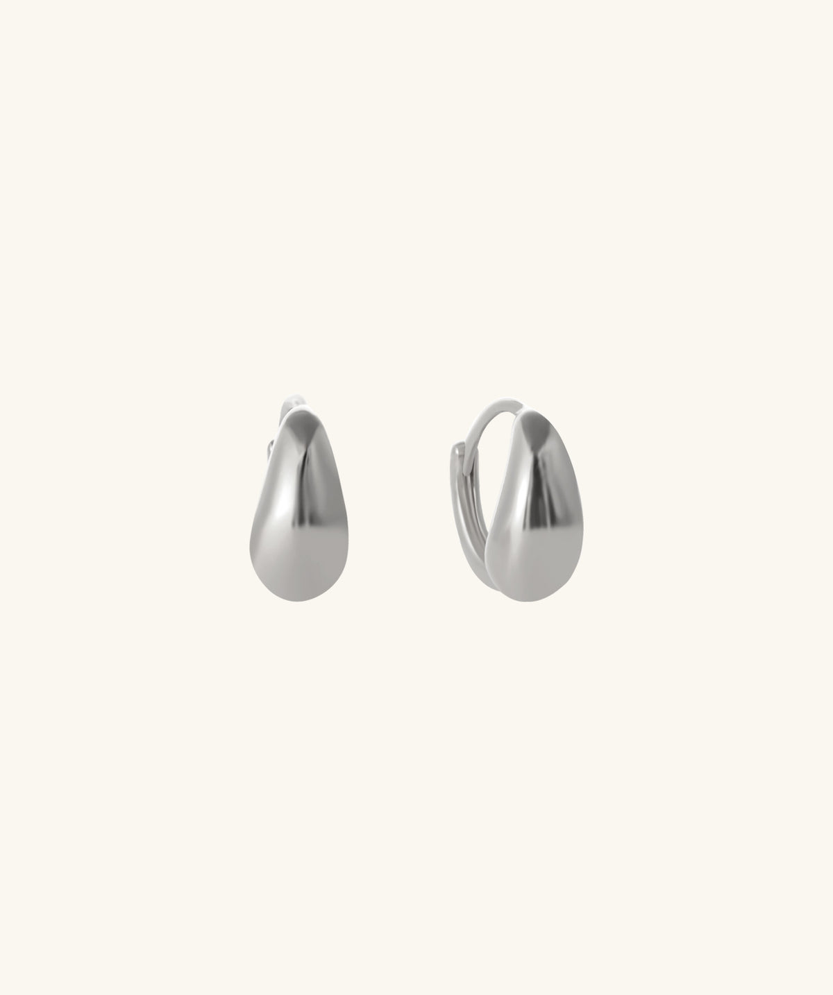 Drop Hoops - Brass - Oumo Jewelry