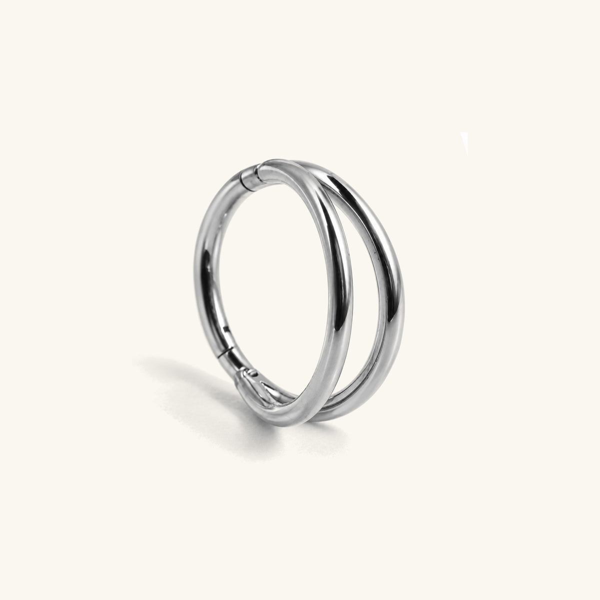 Titanium Faye Clicker Hoop
