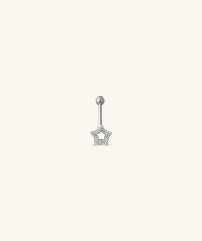 Hollow Star Vertical Helix Stud