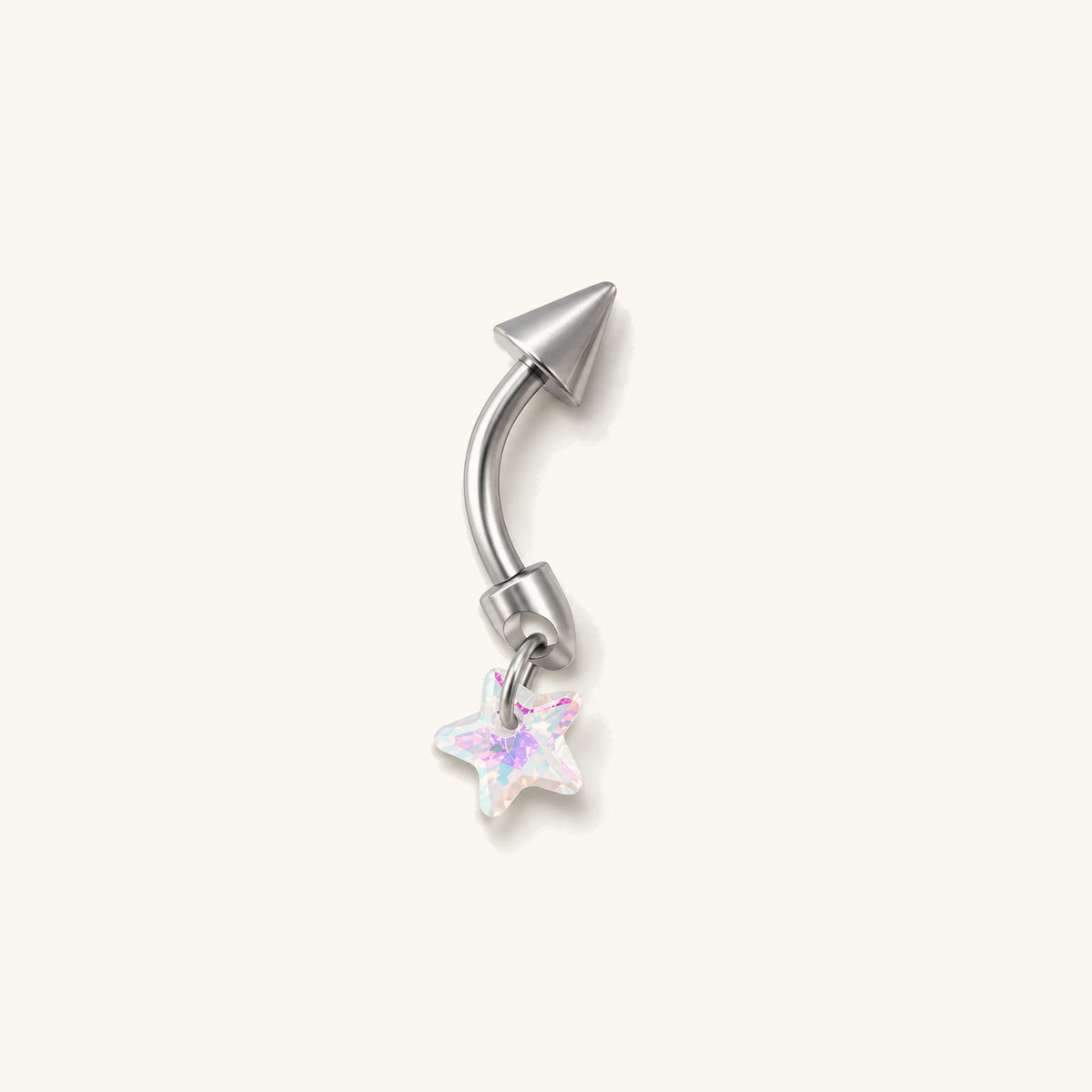 Titanium Star Drop Barbell