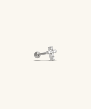 Petite Cross Stud - OumoJewelry