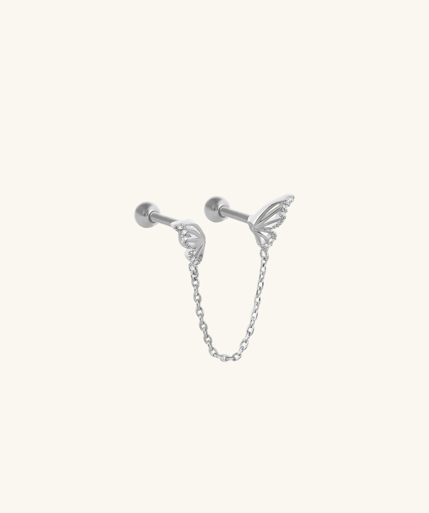 Butterfly Drop Chain - OumoJewelry