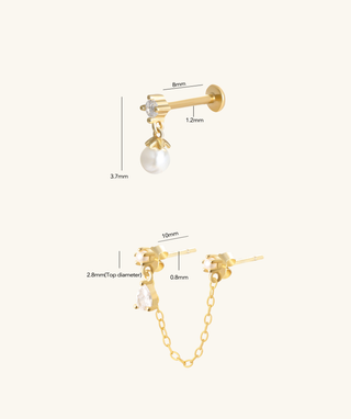 S925 Pearl Set - OumoJewelry