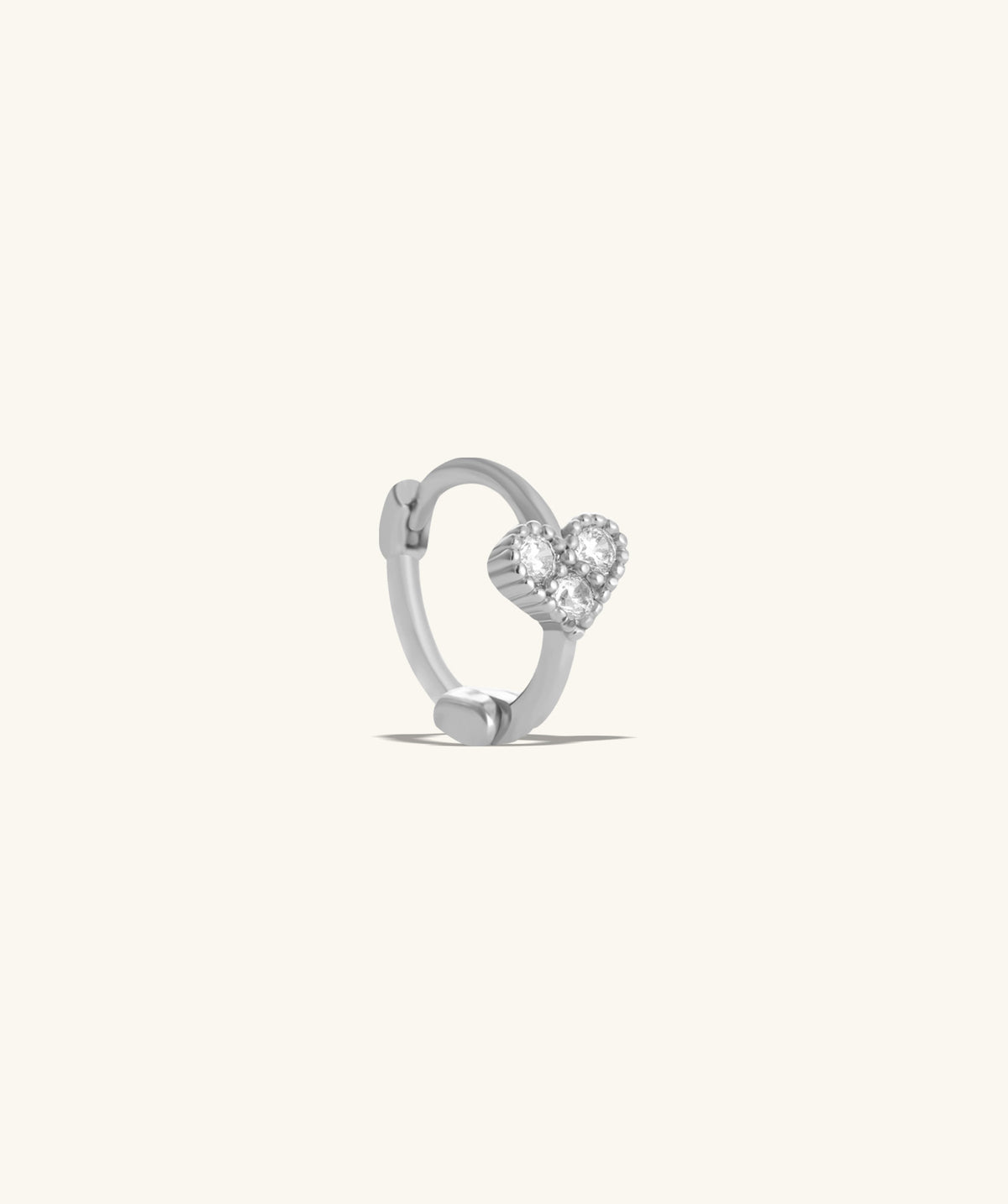 Love Helix Hoop - Brass - Upper Lobe, Helix - Oumo Jewelry