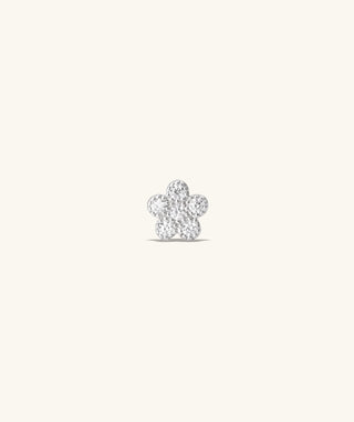 Sparkle Charm Flower Stud - OumoJewelry
