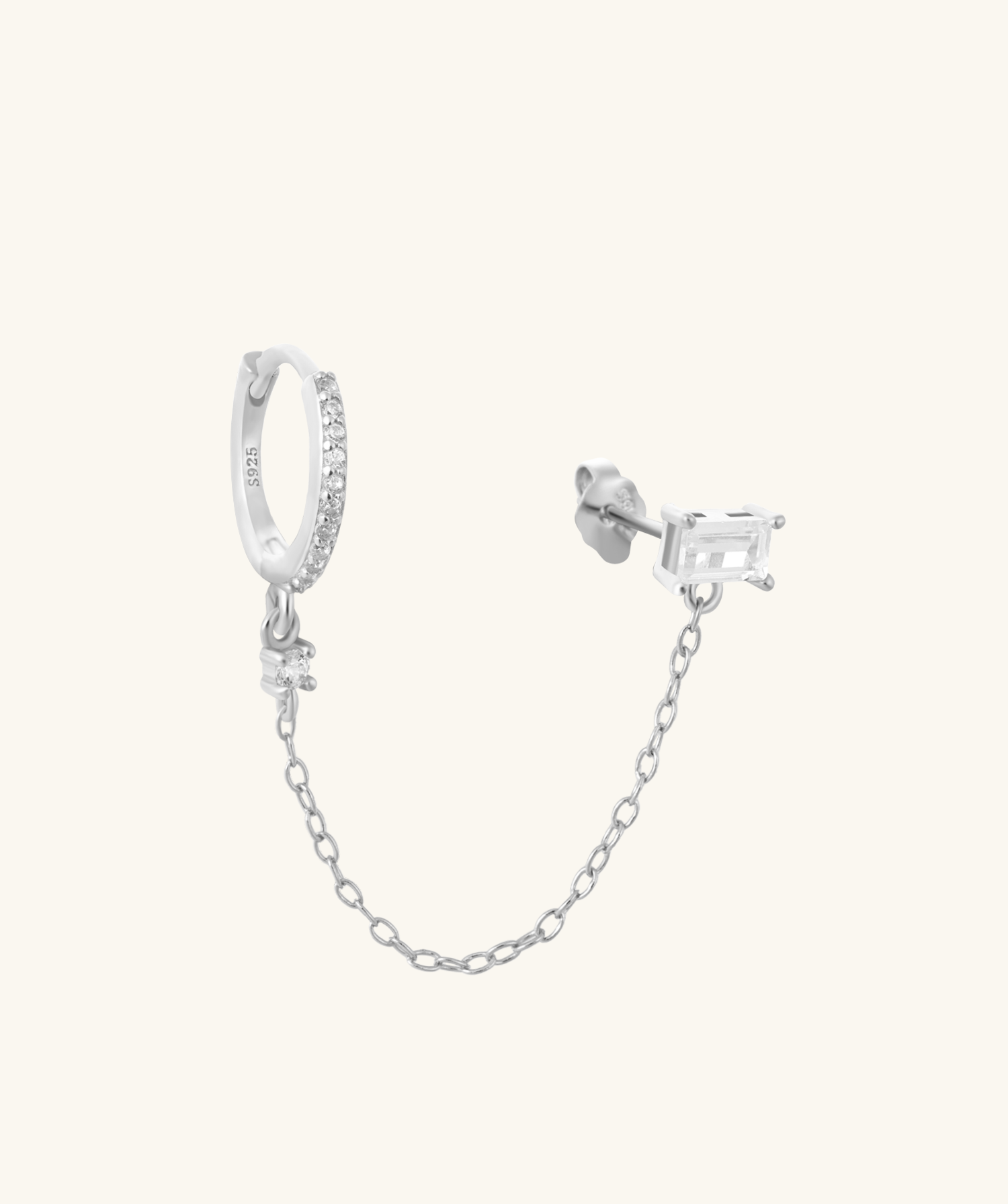 S925 Chain Earring - OumoJewelry