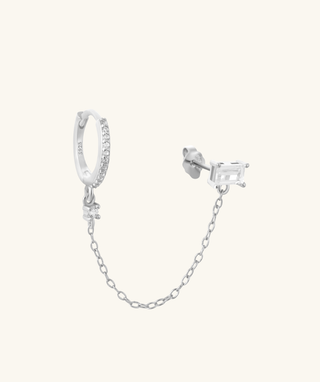 S925 Chain Earring