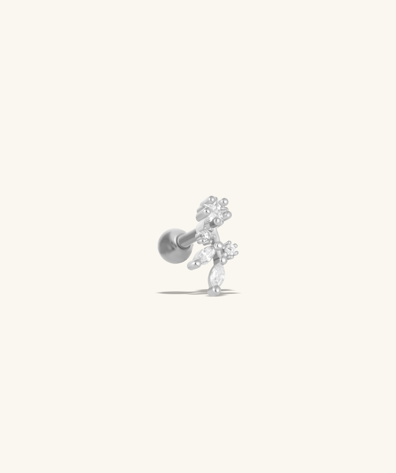 Star Leaf Stud - OumoJewelry