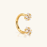 Stars Horseshoe Ring - OumoJewelry