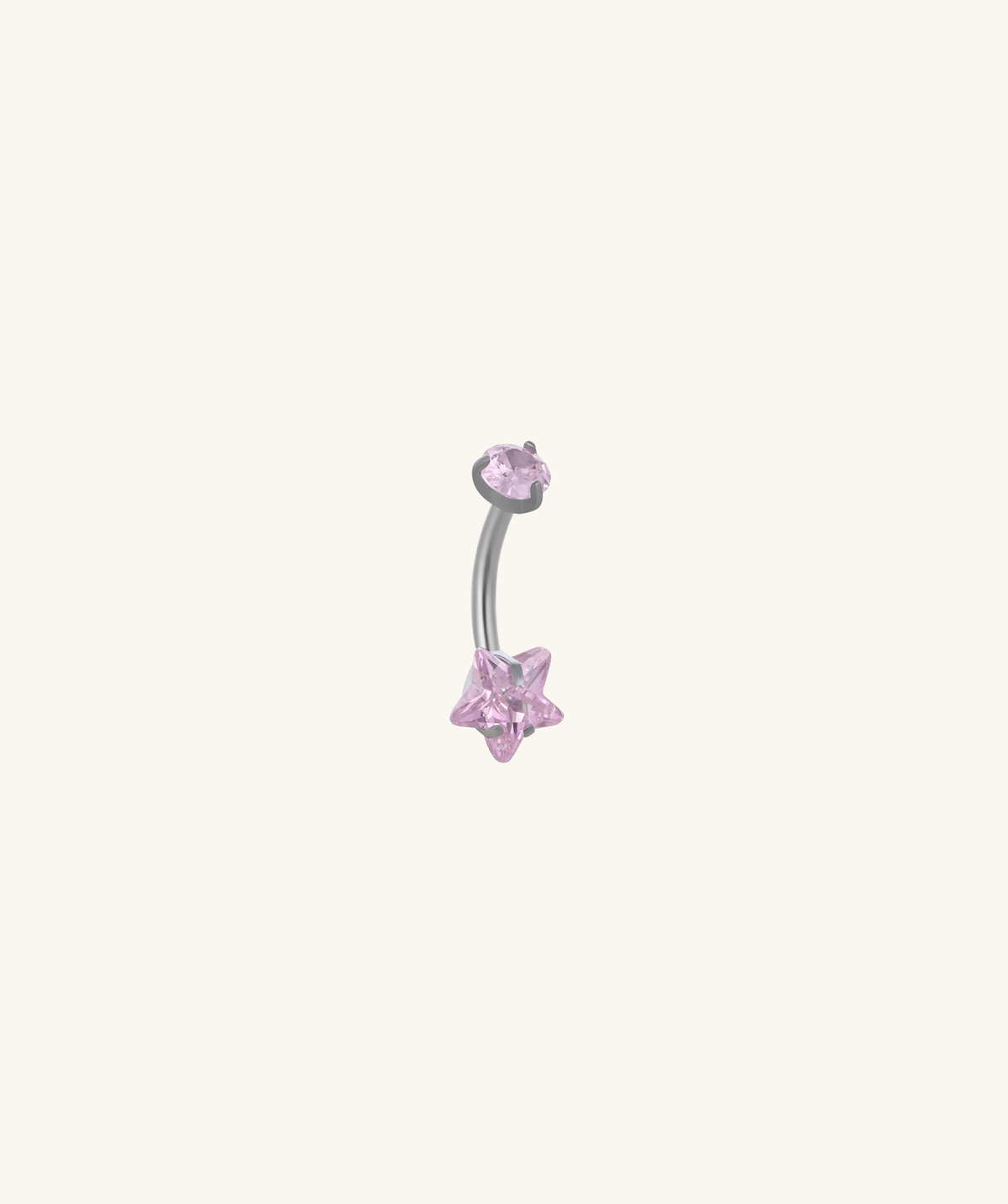 Titanium Elara Belly Ring - Titanium - Navel - Oumo Jewelry