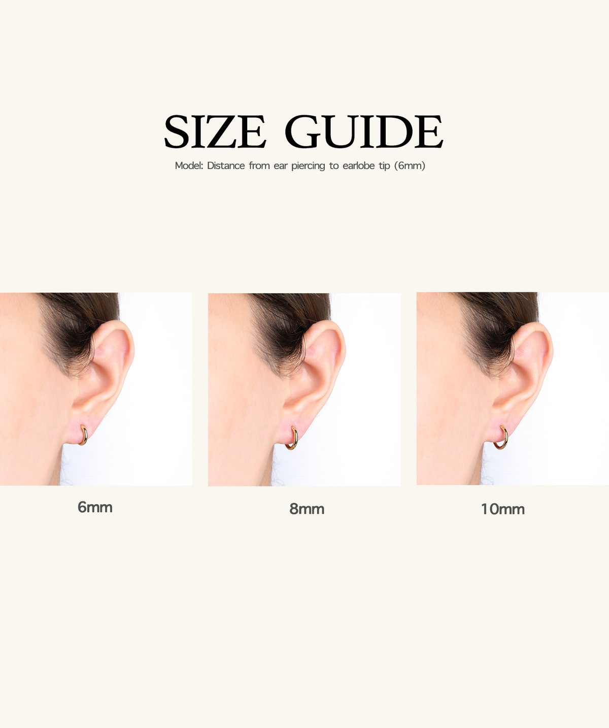 Classic Comfort Hoop - Stainless Steel - Lobe, Helix - Oumo Jewelry